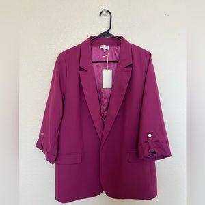 COPY - Magenta Blazer - Medium - Lined
